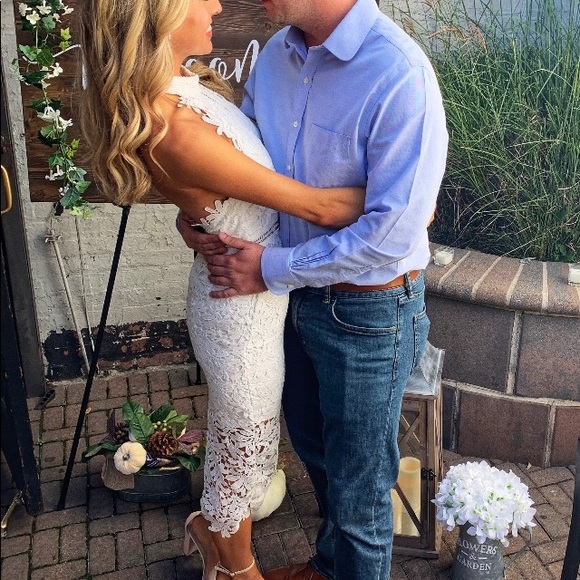 COPY for sale - Brides💍 White Lace Midi🤍 - Picture 6 of 7